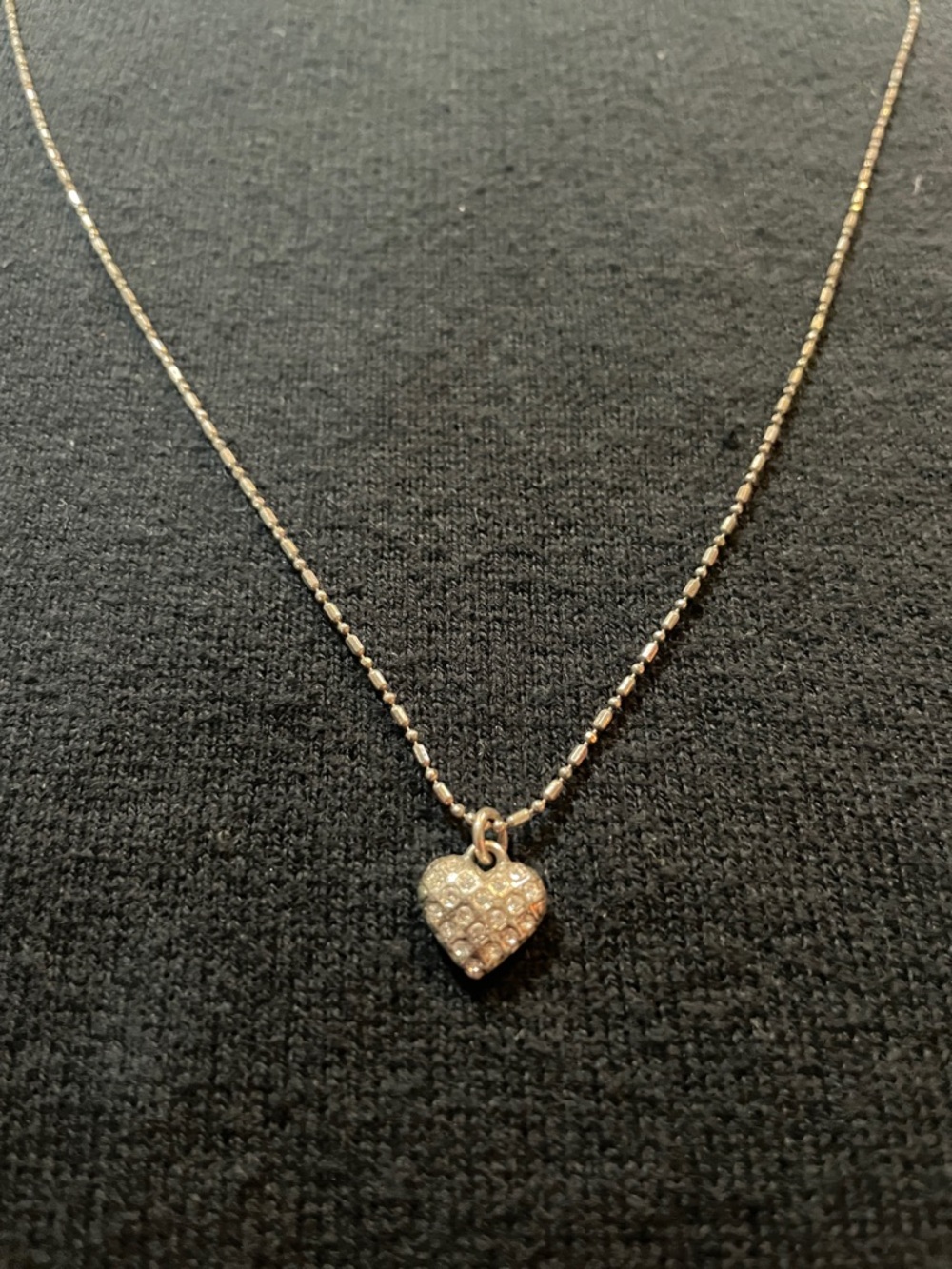 Brighton silver heart shaped pendant necklace 💝
